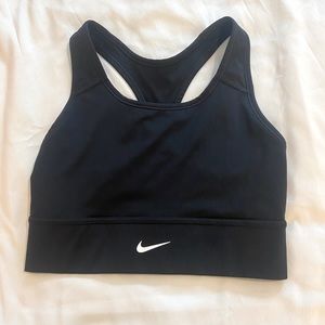 Nike black long line sports bra- great condition! Size small